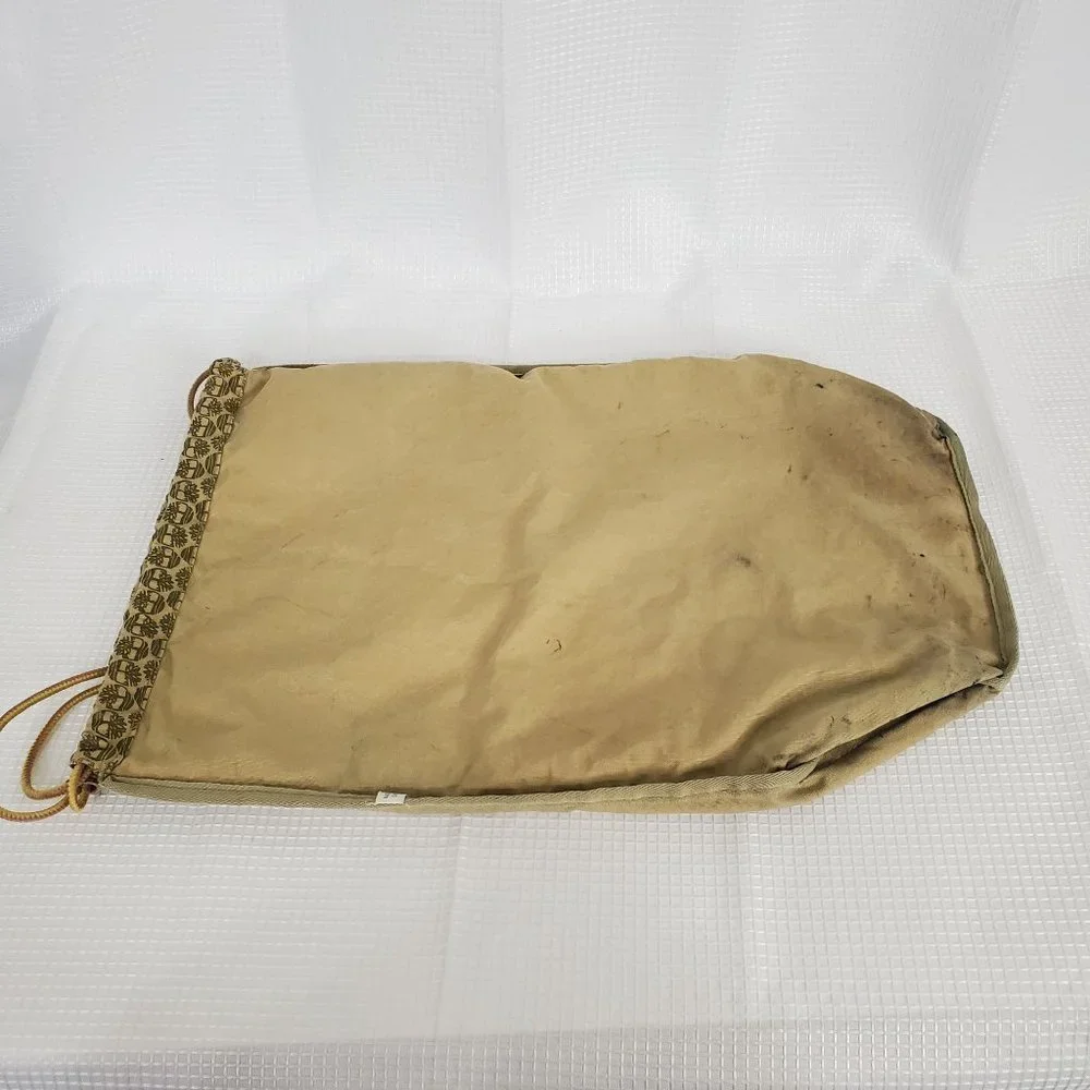 Timberland Cinch Bag Sack Duffel Pull String Canvas Drawstring Carry All Logo - Picture 8 of 9